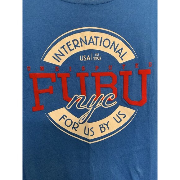 Fubu Blue T-shirt Dress Large - Picture 6 of 10